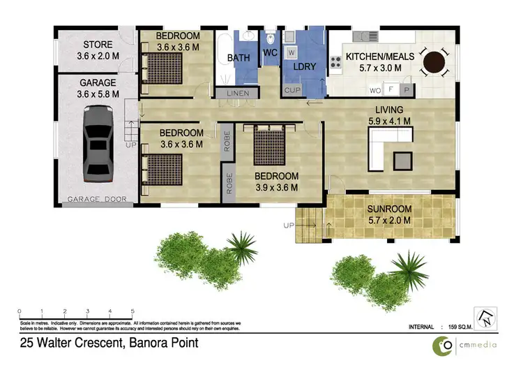 Floorplan of Homely house listing, 25 Walter Crescent, Banora Point NSW 2486