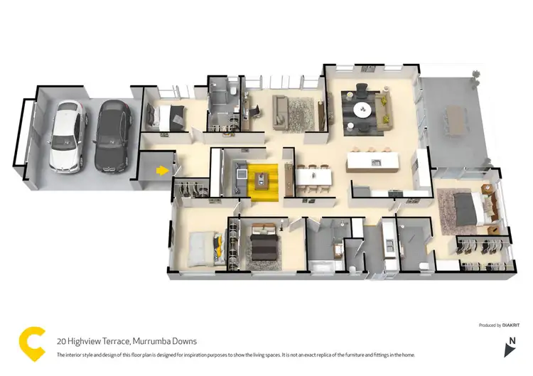 Floorplan of Homely house listing, 20 Highview Terrace, Murrumba Downs QLD 4503