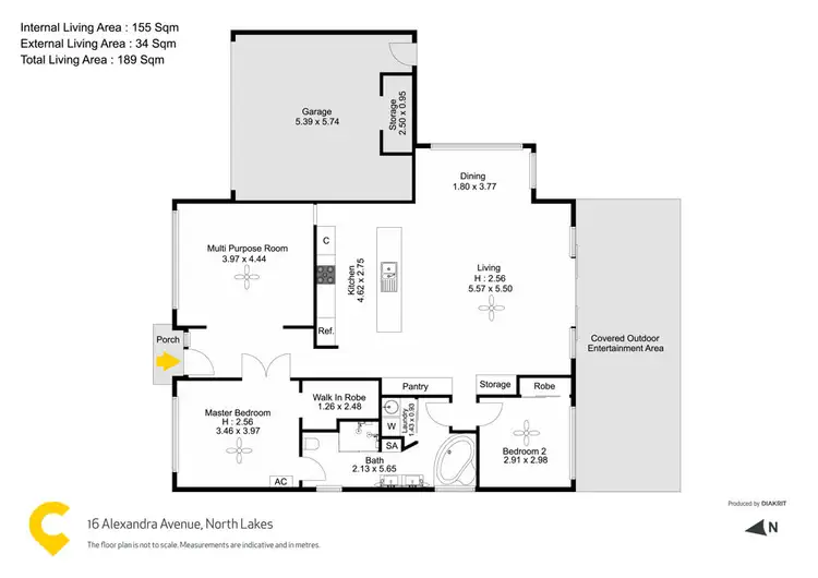 Floorplan of Homely house listing, 16 Alexandra Avenue, North Lakes QLD 4509