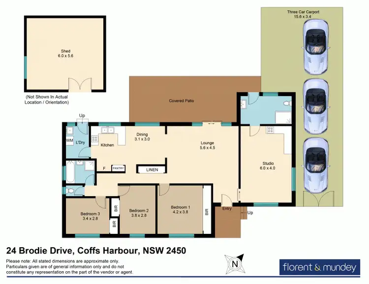 Floorplan of Homely house listing, 24 Brodie Dr, Coffs Harbour NSW 2450