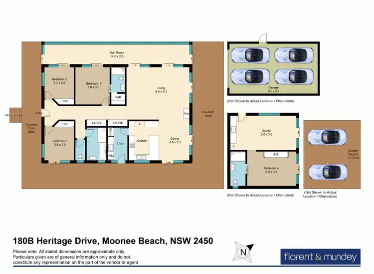 Floorplan of Homely rural property listing, 180B Heritage Dr, Moonee Beach NSW 2450