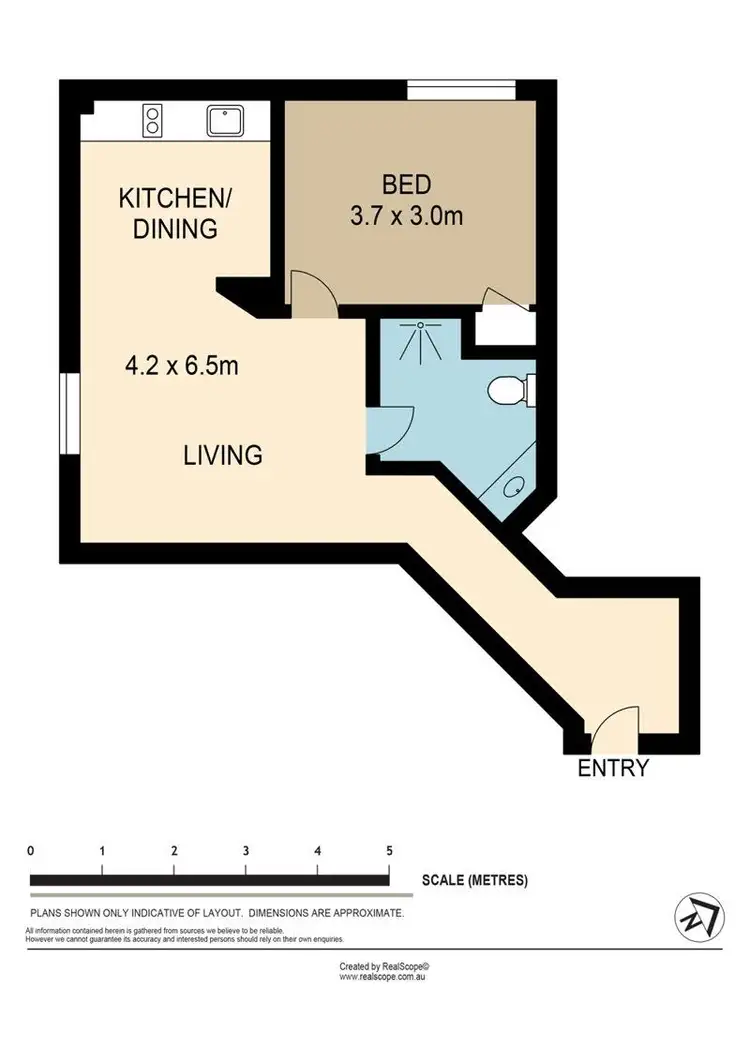 Floorplan of Homely unit listing, 255 Ann St, Brisbane City QLD 4000
