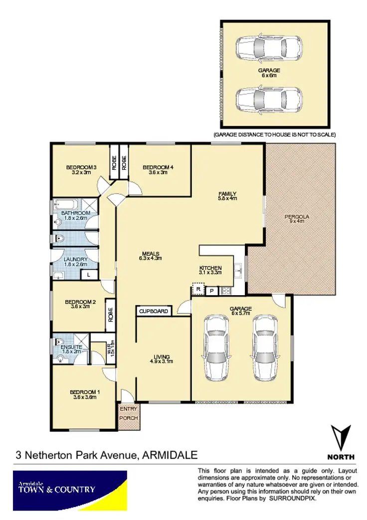 Floorplan of Homely house listing, 3 Netherton Park Avenue, Armidale NSW 2350