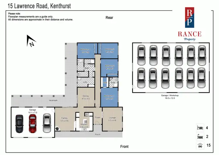 Floorplan of Homely house listing, 15 Lawrence Road, Kenthurst NSW 2156