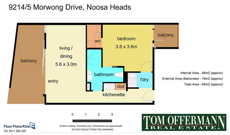 Floorplan of Homely unit listing, 9214/5 Morwong Drive, Noosa Heads QLD 4567