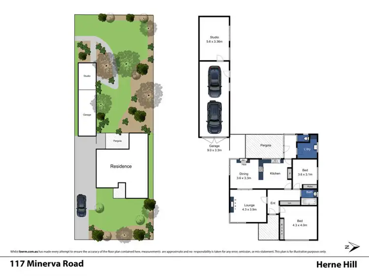 Floorplan of Homely house listing, 117 Minerva Road, Herne Hill VIC 3218