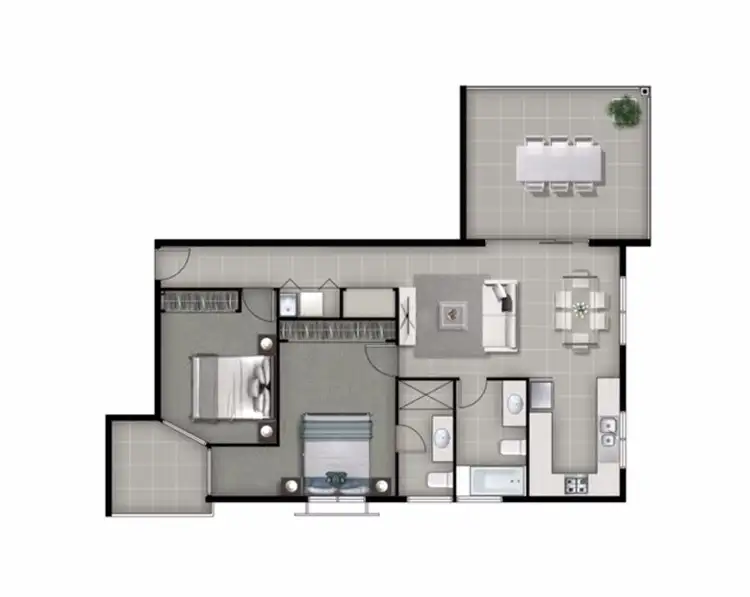 Floorplan of Homely unit listing, 10 Bruce Street, Chermside QLD 4032