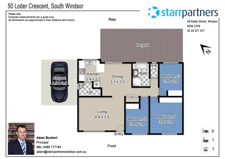 Floorplan of Homely house listing, 50 Loder Crescent, South Windsor NSW 2756
