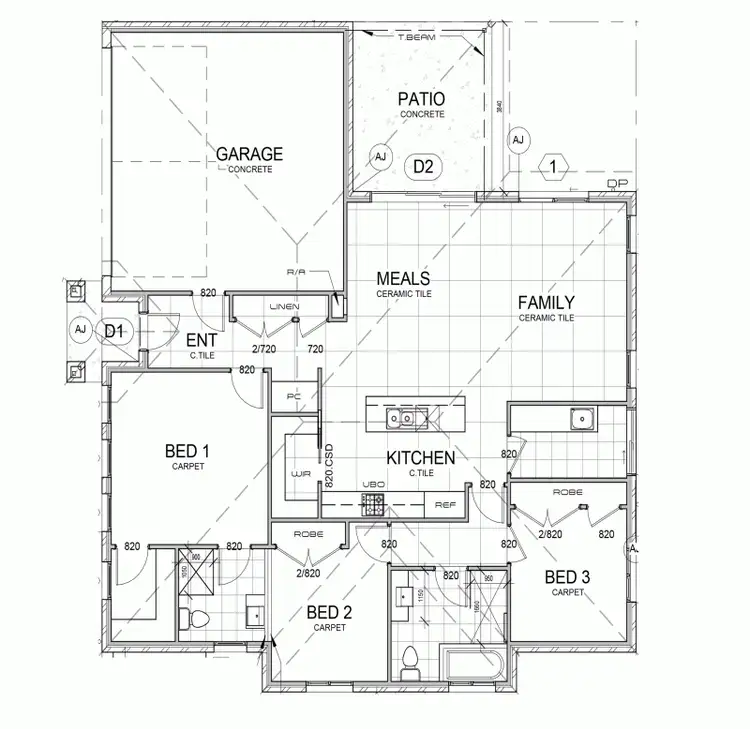 Floorplan of Homely house listing, 2/20 St Pauls Place, Gobbagombalin NSW 2650