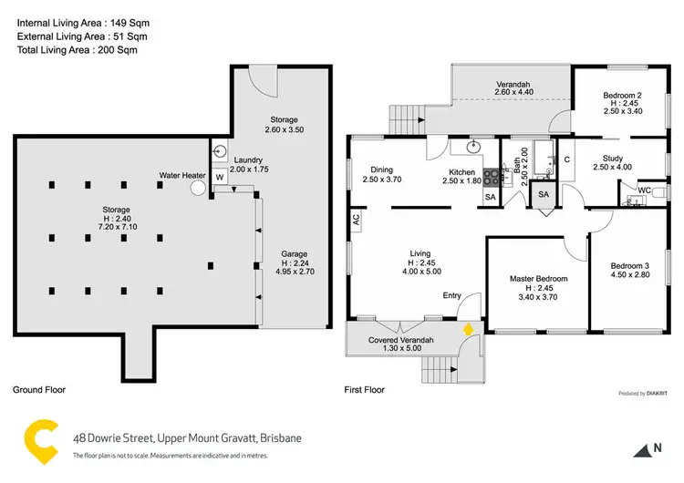 Floorplan of Homely house listing, 48 Dowrie Street, Upper Mount Gravatt QLD 4122