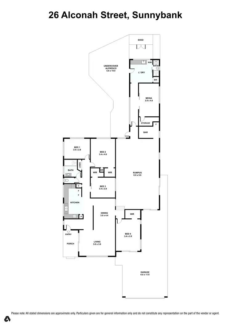 Floorplan of Homely house listing, 26 Alconah Street, Sunnybank QLD 4109