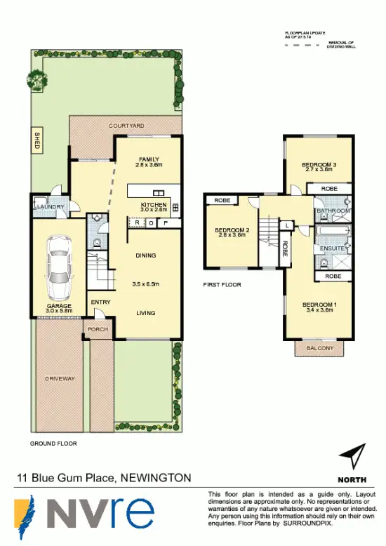 Floorplan of Homely house listing, 11 Blue Gum Place, Newington NSW 2127