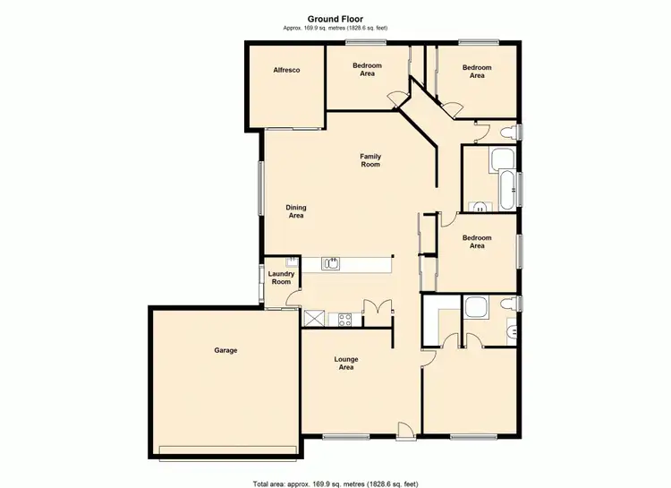 Floorplan of Homely house listing, 6 Cantoni Place, Richlands QLD 4077