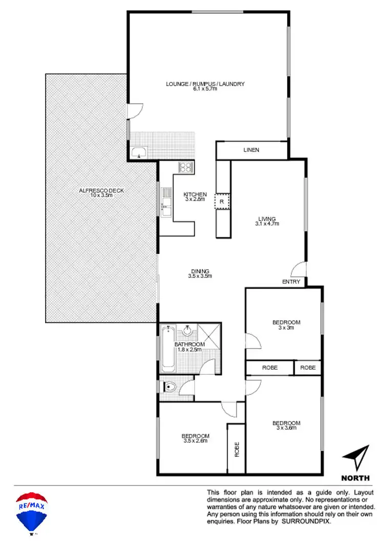 Floorplan of Homely villa listing, 2/127 Richmond Road, Cambridge Park NSW 2747