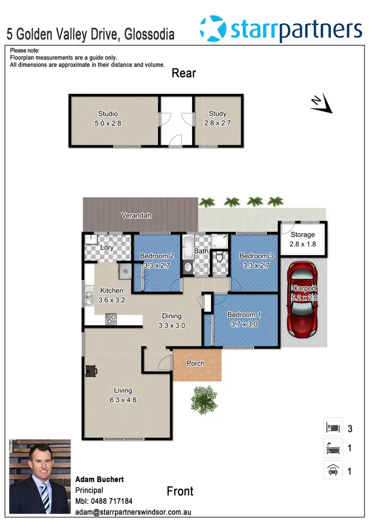 Floorplan of Homely house listing, 5 Golden Valley Drive, Glossodia NSW 2756