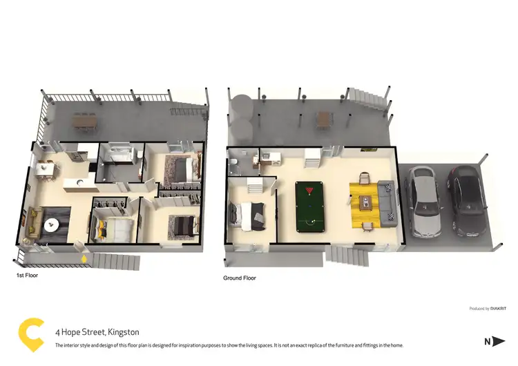 Floorplan of Homely house listing, 4-6 Hope Street, Kingston QLD 4114