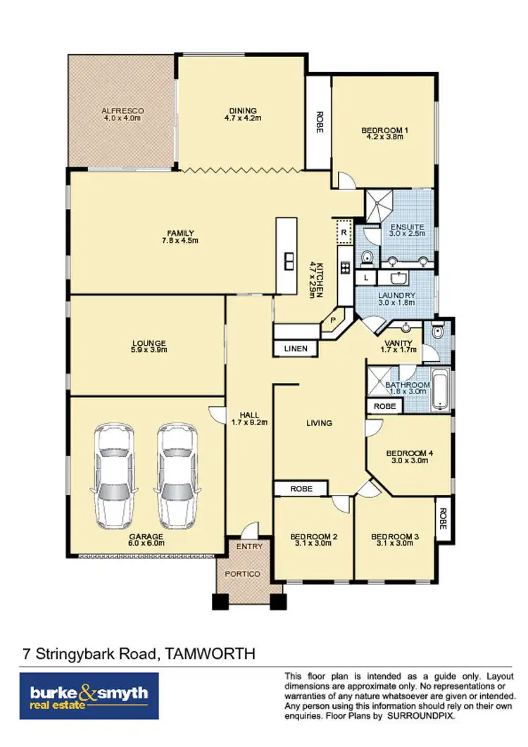 Floorplan of Homely house listing, 7 Stringybark Road, Tamworth NSW 2340