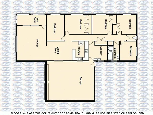 Floorplan of Homely house listing, 8 Amanda Street, Scarborough QLD 4020