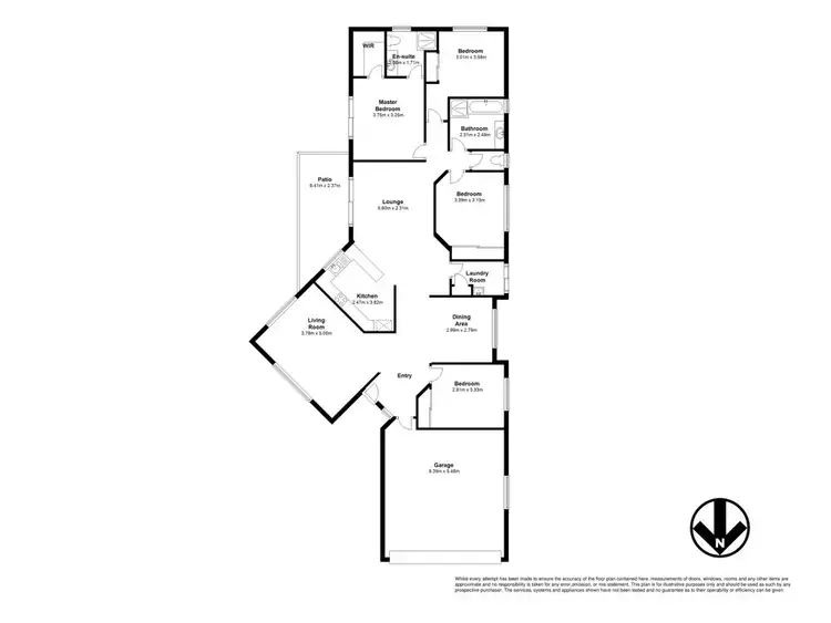 Floorplan of Homely house listing, 17 Kingma Crescent, Caboolture QLD 4510