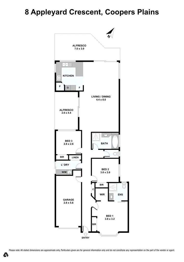 Floorplan of Homely house listing, 8 Appleyard Crescent, Coopers Plains QLD 4108