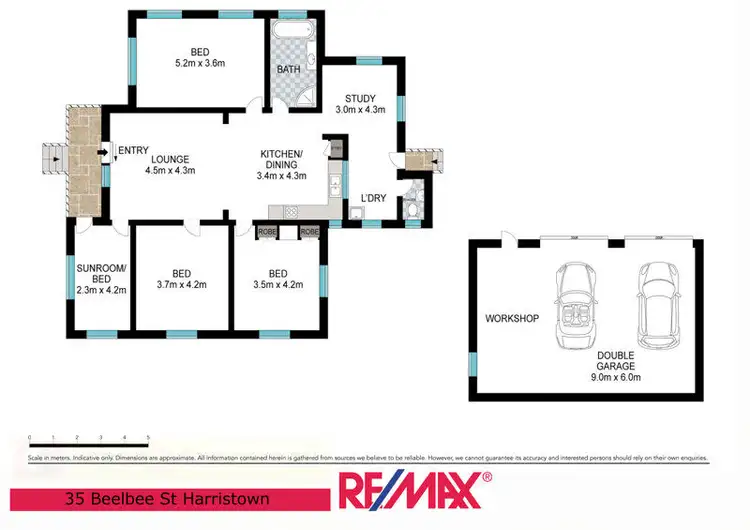 Floorplan of Homely house listing, 35 Beelbee Street, Harristown QLD 4350