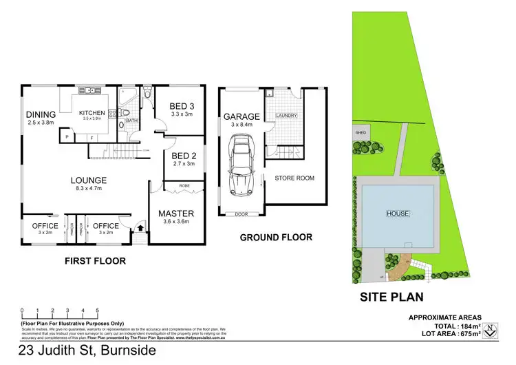 Floorplan of Homely house listing, 23 Judith St, Burnside QLD 4560