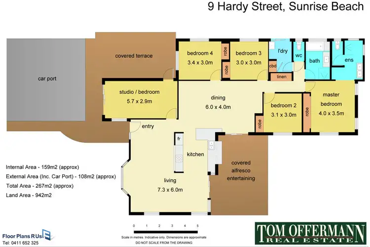 Floorplan of Homely house listing, 9 Hardy Street, Sunrise Beach QLD 4567