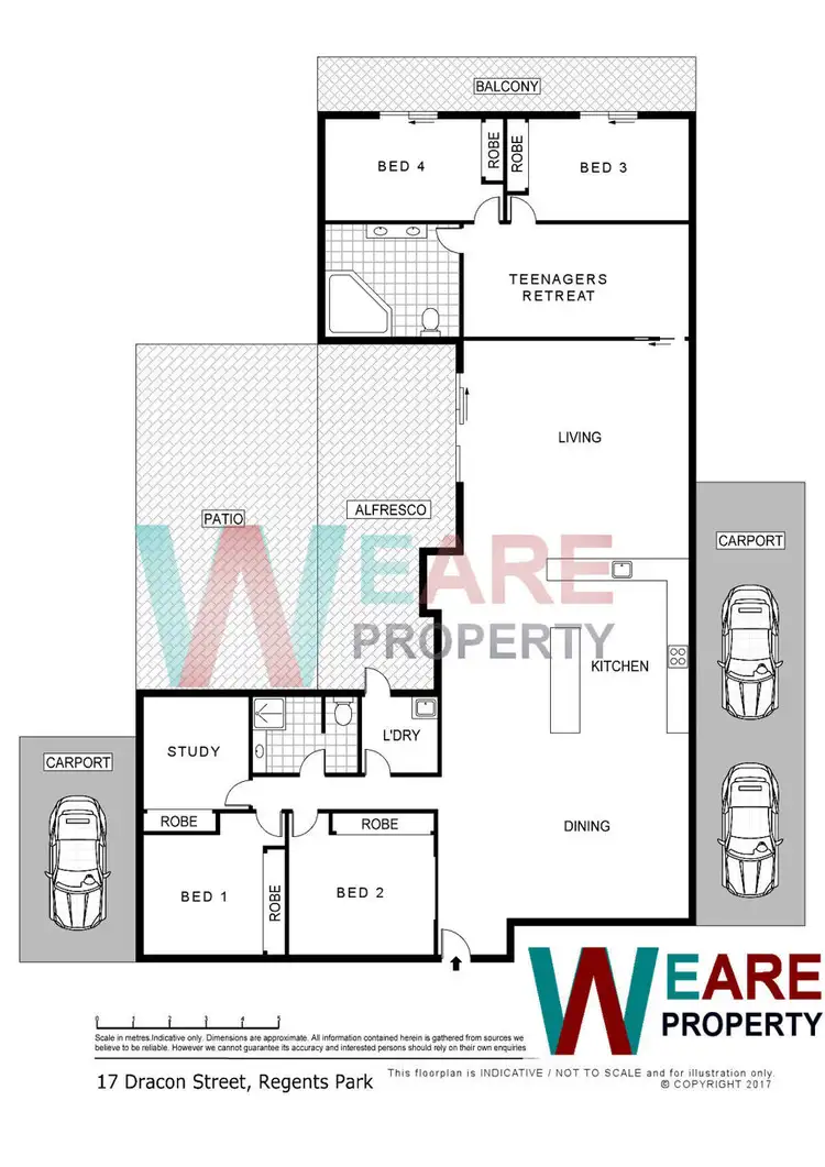 Floorplan of Homely house listing, 17 Dracon Street, Regents Park QLD 4118
