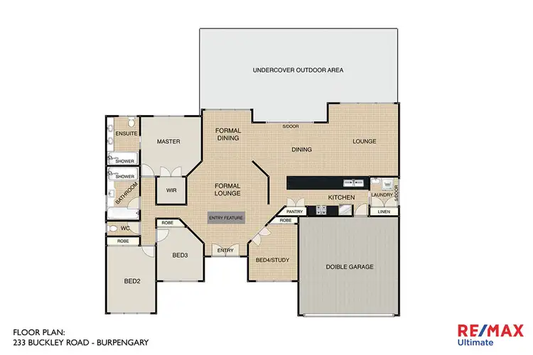 Floorplan of Homely house listing, 231-233 Buckley Road, Burpengary East QLD 4505
