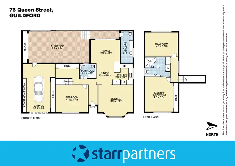 Floorplan of Homely house listing, 76 Queen Street, Guildford NSW 2161