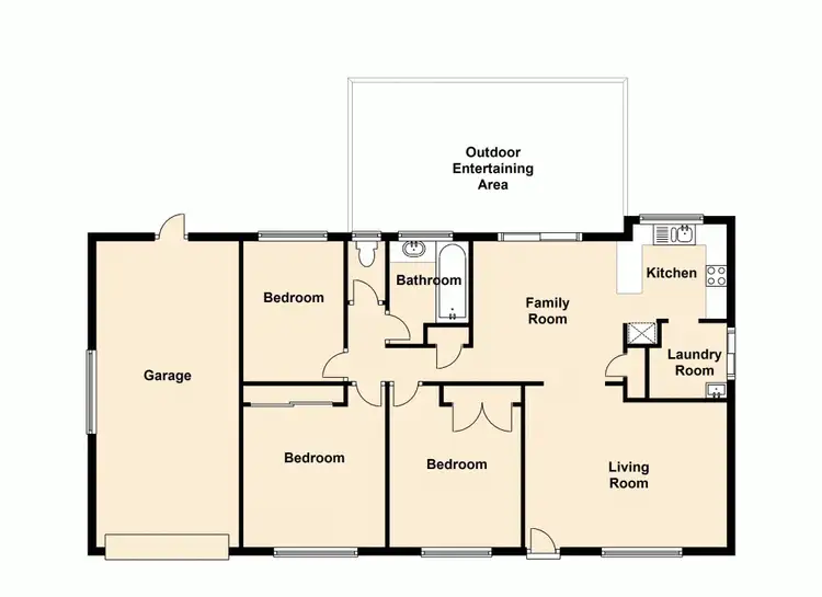 Floorplan of Homely house listing, 8 Brubeck Court, Browns Plains QLD 4118