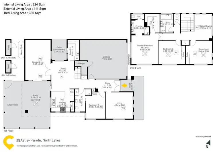 Floorplan of Homely house listing, 23 Astley Parade, North Lakes QLD 4509