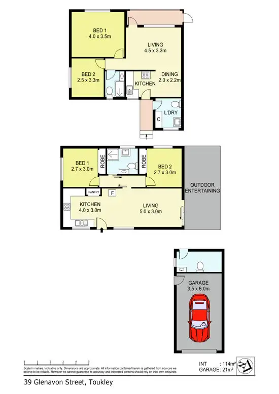 Floorplan of Homely house listing, 39 Glenavon Street, Toukley NSW 2263