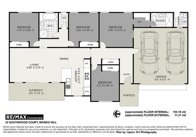 Floorplan of Homely house listing, 22 Southwood Court, Mango Hill QLD 4509
