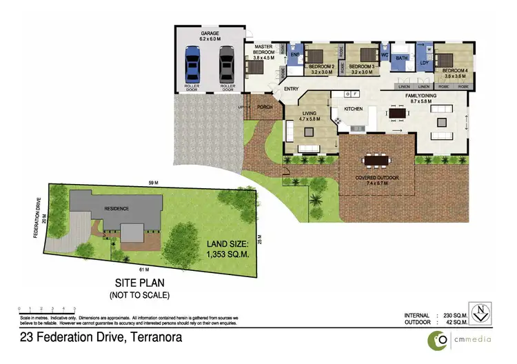 Floorplan of Homely house listing, 23 Federation Drive, Terranora NSW 2486
