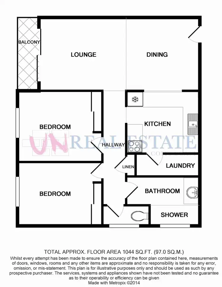 Floorplan of Homely house listing, 212/63 Ocean Parade, Coffs Harbour NSW 2450