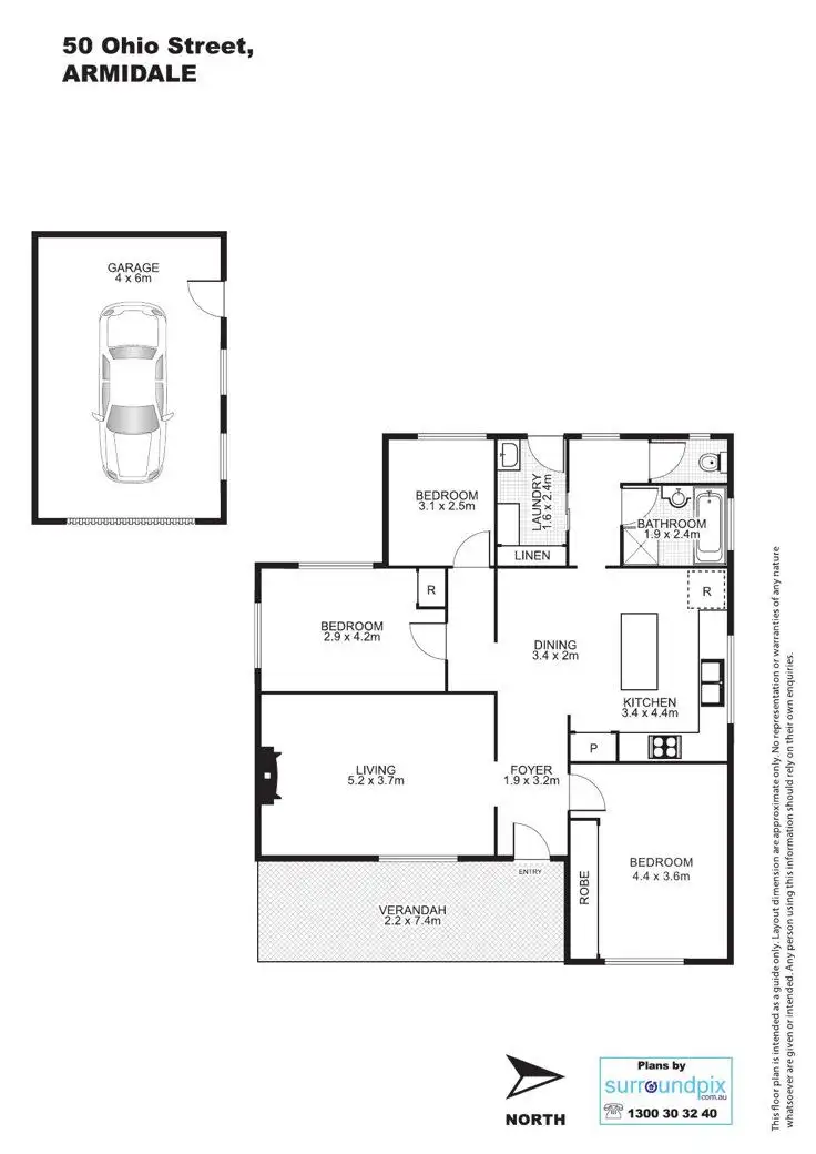 Floorplan of Homely house listing, 50 Ohio Street, Armidale NSW 2350