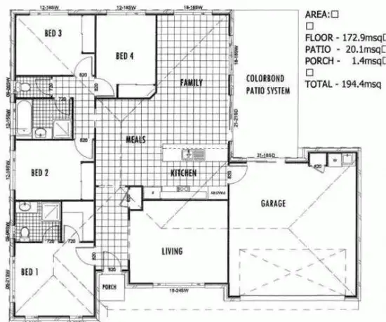 Floorplan of Homely house listing, 56 DAINTREE ST, Bellmere QLD 4510