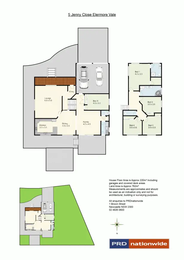 Floorplan of Homely house listing, 5 Jenny Close, Elermore Vale NSW 2287