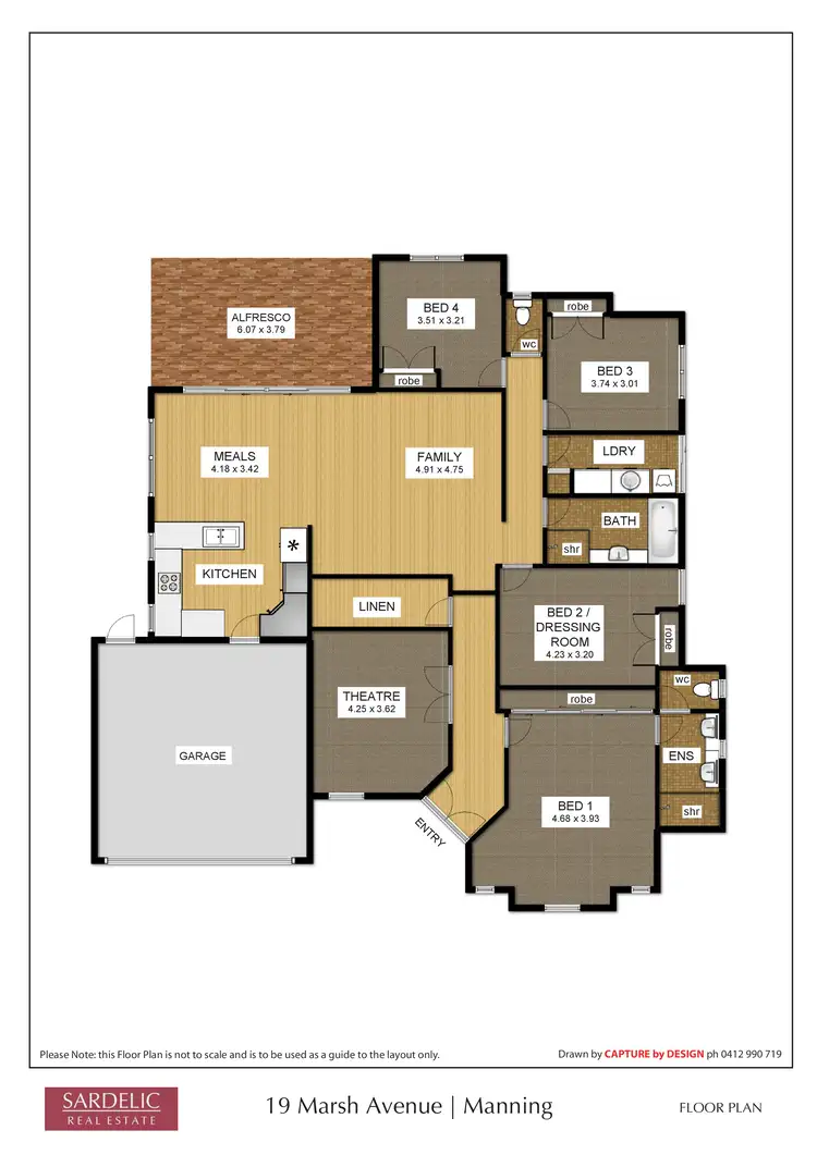 Floorplan of Homely house listing, 19 Marsh Avenue, Manning WA 6152
