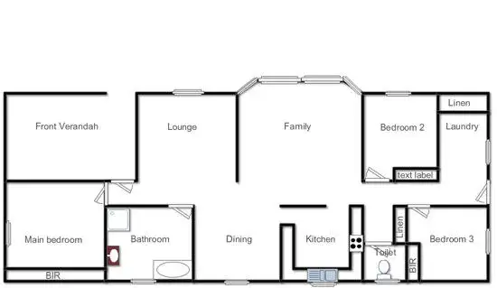 Floorplan of Homely house listing, 24 MacDonald Street, Yass NSW 2582
