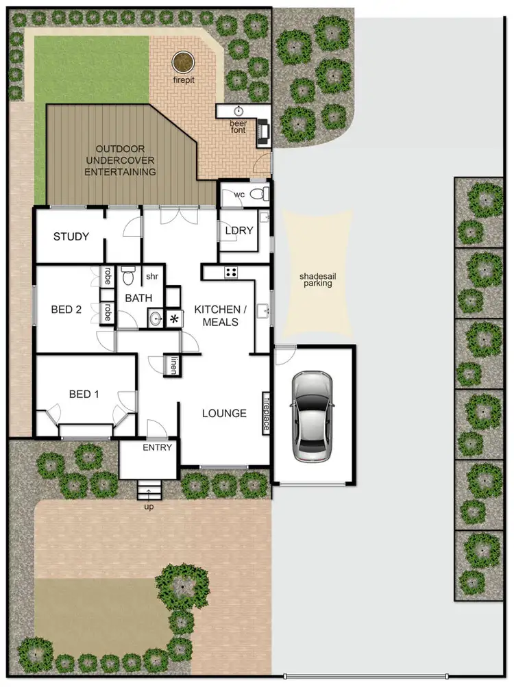 Floorplan of Homely house listing, 97A Todd Avenue, Como WA 6152