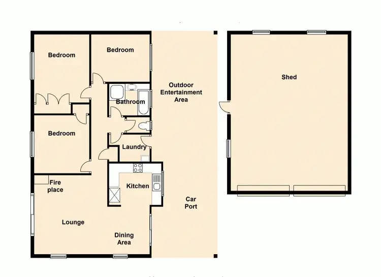 Floorplan of Homely house listing, 9 Gilbert Street, Caboolture QLD 4510