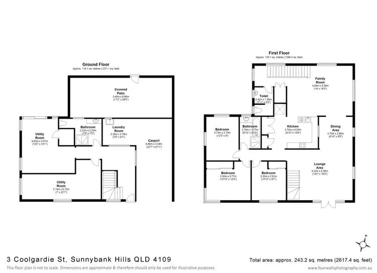 Floorplan of Homely house listing, 3 Coolgardie Street, Sunnybank Hills QLD 4109