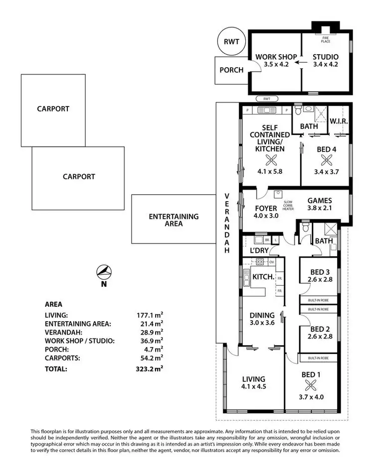 Floorplan of Homely house listing, 10 Robert Street, Woodside SA 5244