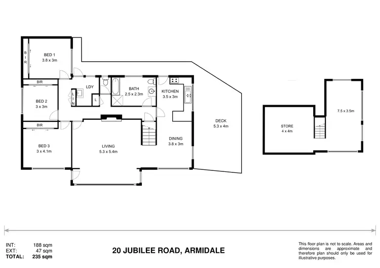 Floorplan of Homely house listing, 20 Jubilee Road, Armidale NSW 2350