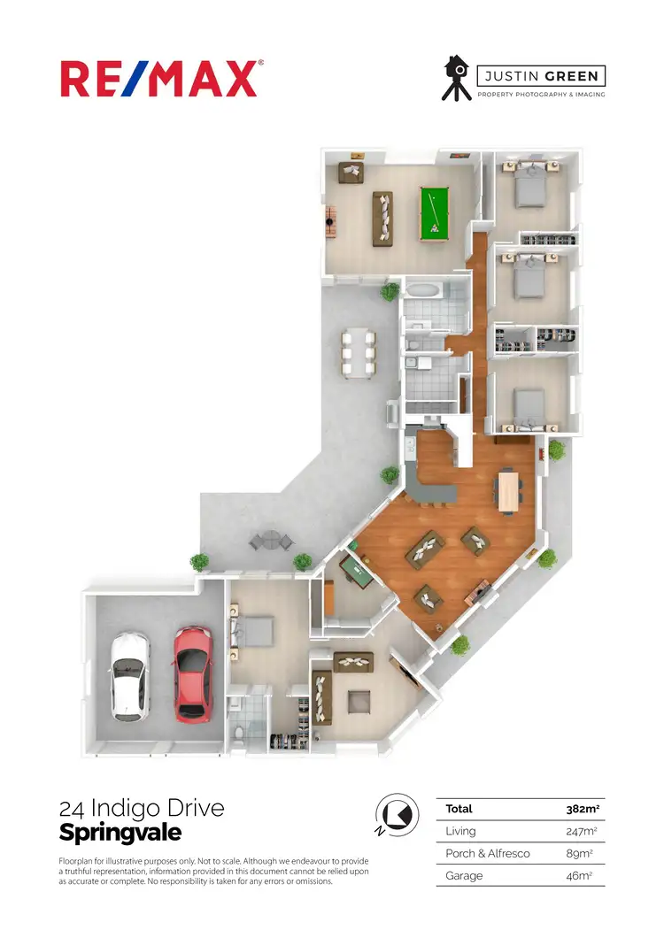 Floorplan of Homely house listing, 24 Indigo Drive, Springvale NSW 2650