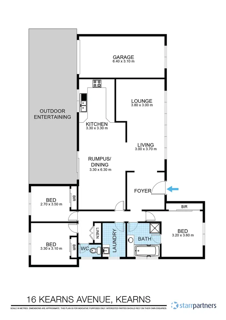 Floorplan of Homely house listing, 16 Kearns Ave, Kearns NSW 2558
