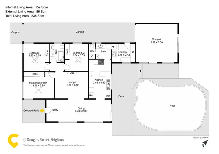 Floorplan of Homely house listing, 51 Douglas Street, Brighton QLD 4017