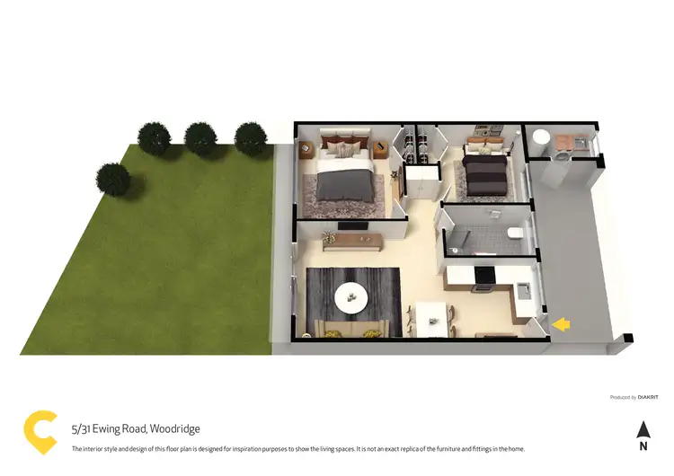 Floorplan of Homely townhouse listing, 5/31 Ewing Road, Logan Central QLD 4114